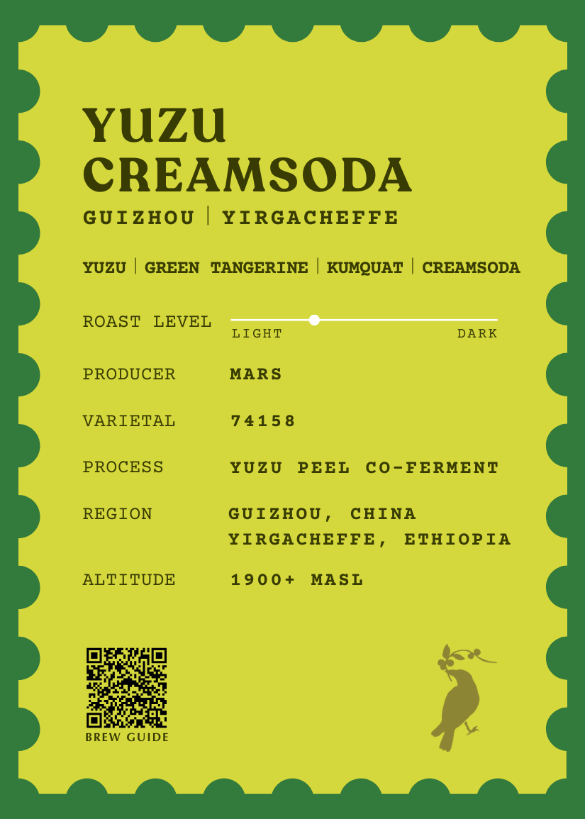 Yuzu Creamsoda [Yuzu Co-ferment] – Red Raven Roaster